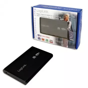 LogiLink Enclosure 2,5 inch S-SATA HDD USB 3.0 Alu - Speichergehäuse - 2.5 (6.4 cm)