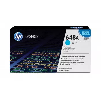 Tonerių kasetė HP 648A CE261A 7000 puslapių Cian