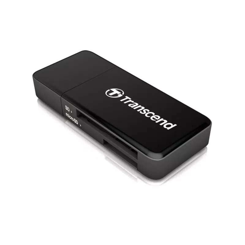 TRANSCEND RDF5 USB 3.0 juodas kortelių skaitytuvas