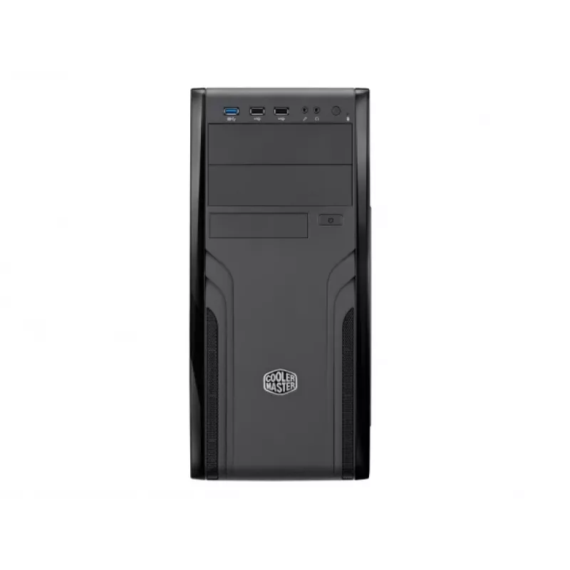 Cooler Master Force 500 korpusas (midi-tower, ATX, be maitinimo šaltinio, juodas)