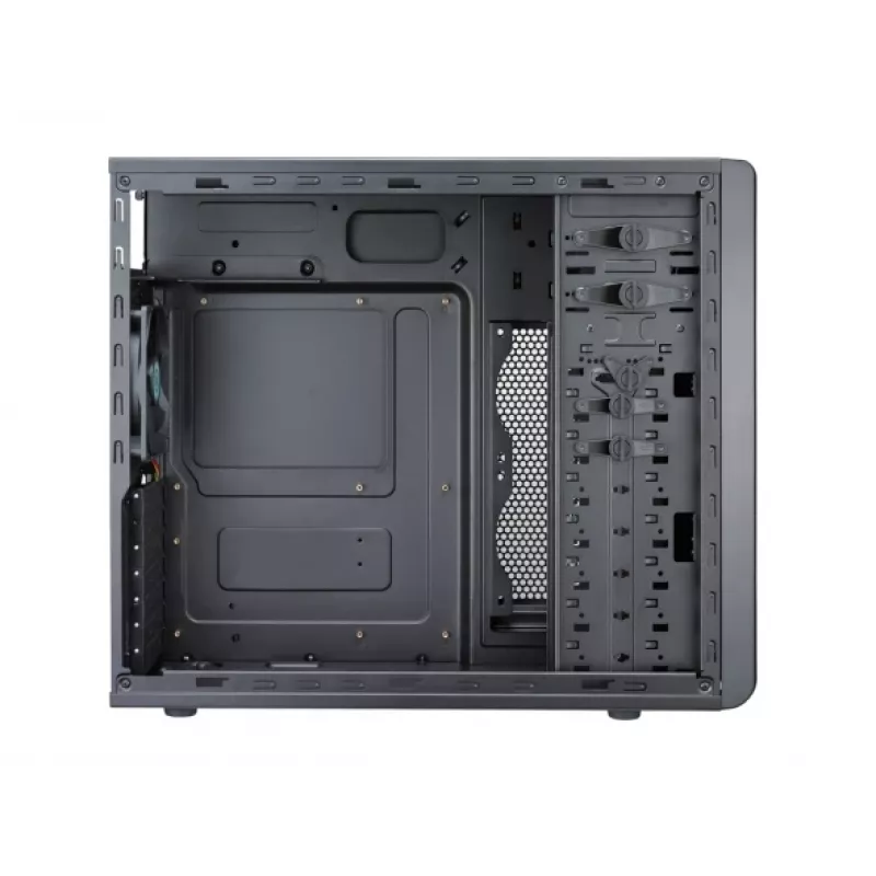 Cooler Master Force 500 korpusas (midi-tower, ATX, be maitinimo šaltinio, juodas)