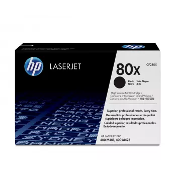 Kasetė HP 80X High Yield CF280X juoda 10000 puslapių