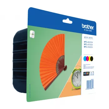 Brother LC129XLVALBPDR original rašalo kasetė 1 vnt. Juoda, Žydra, Purpurinė, Geltona
