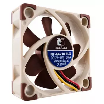 Ašinis ventiliatorius Noctua NF-A4x10 FLX 40 mm, 12 V, 4500 RPM, 8,2 m³/h, 10 mm aukštis