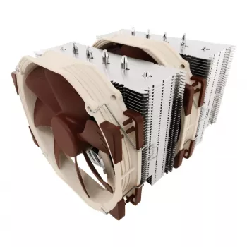 Aušintuvas CPU Noctua NH-D15 14 cm, smėlio/ruda/plieno spalvos, 1500 RPM, 140,2 m³/h