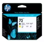 HP 72 matinė juoda ir geltona spausdinimo galvutė DesignJet