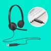 LOGITECH H340 - USB - Ausinės - Juoda