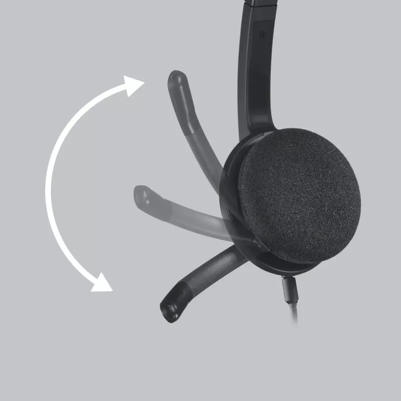 LOGITECH H340 - USB - Ausinės - Juoda