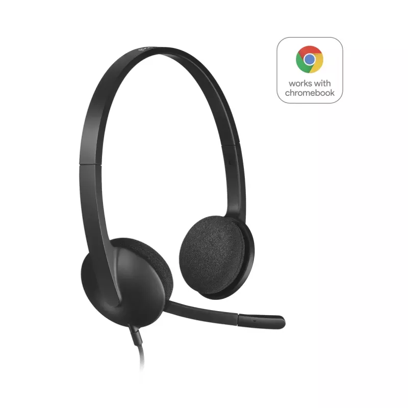 LOGITECH H340 - USB - Ausinės - Juoda