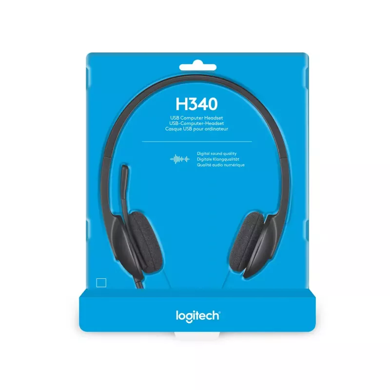 LOGITECH H340 - USB - Ausinės - Juoda