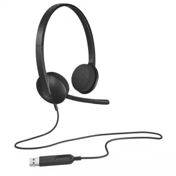 LOGITECH H340 - USB - Ausinės - Juoda