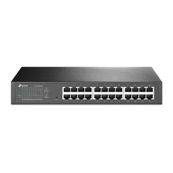 TP-Link TL-SG1024DE 24 prievadų Gigabit Easy Smart valdomas L2 jungiklis, montuojamas į stelažą, 1U