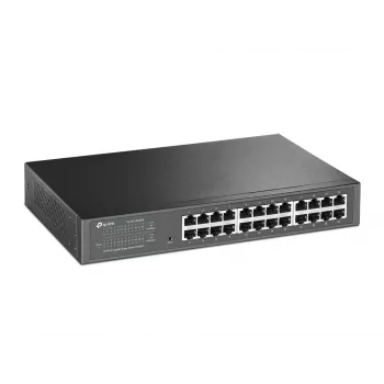 TP-Link TL-SG1024DE 24 prievadų Gigabit Easy Smart valdomas L2 jungiklis, montuojamas į stelažą, 1U