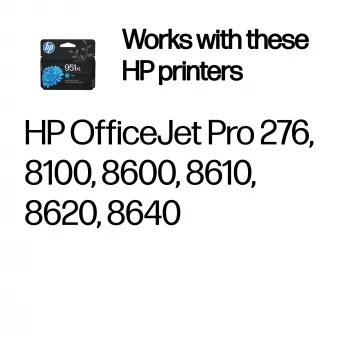 HP 951XL High Yield Cyan Original Ink Cartridge