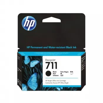HP 711 38 ml juodos spalvos rašalo kasetė DesignJet