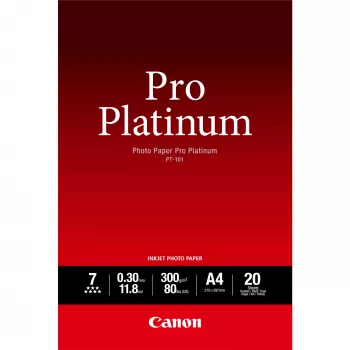 Canon PT-101 Pro Platinum Photo Paper A4 - 20 lapų