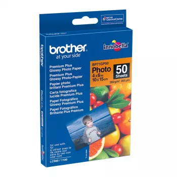 Foto popierius Brother BP-71GP50 blizgus 102x152 mm 50 lapų