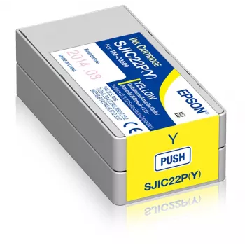 Epson SJIC22P(Y) C33S020604 geltona rašalo kasetė, skirta ColorWorks C3500