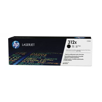 HP 312X CF380X didelės išeigos juodas kasetė, 10000 puslapių