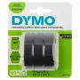 DYMO autentiška reljefinė etikečių juosta | 9 mm x 3 m ritiniai | Baltas tekstas juodame fone | Lipni | Reljefiniams etikečių spausdintuvams | 3 vnt.