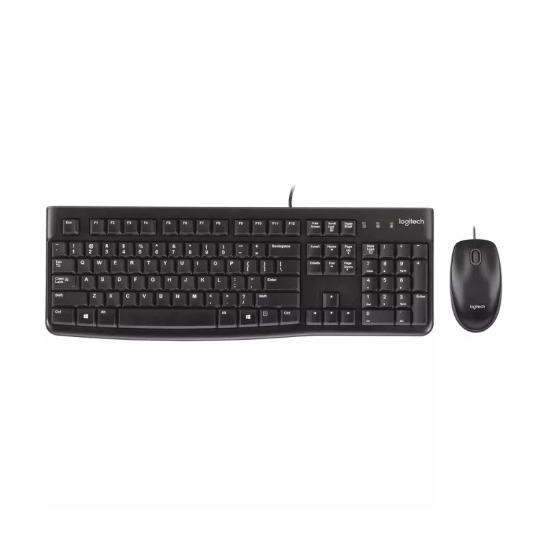 LOGITECH Desktop MK120 – klaviatūra ir pelė (Qwerty US/Int'l)