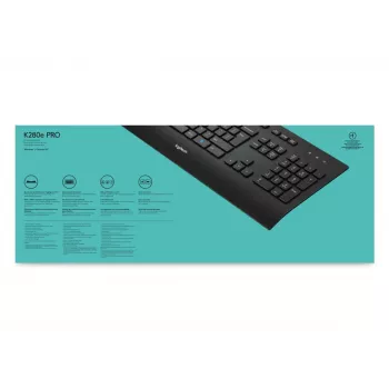 LOGITECH K280e laidas klaviatūra - QWERTY US International