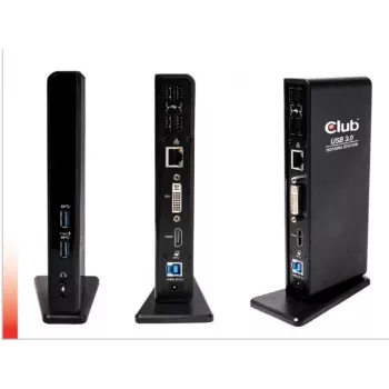 CLUB3D CSV-3242HD USB Gen1 Type A dviejų monitorių (HDMI ir DVI) DisplayLink stotelė