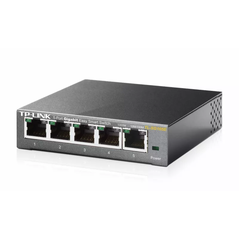 TP-Link TL-SG105E 5 prievadų Gigabit Easy Smart valdomas komutatorius, L2