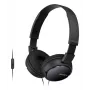 Sony MDR-ZX110AP laidinės ausinės, 12–22000 Hz, skambučiai/muzika, 120 g, juodos