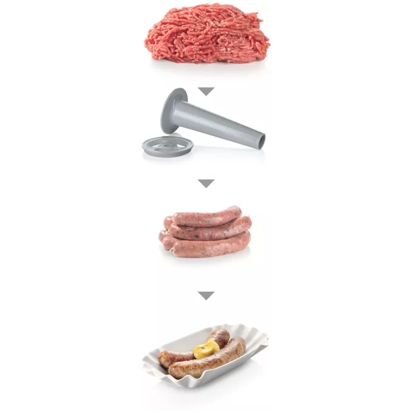 Mėsmalė Bosch MFW68660 800 W, juoda, chromuota