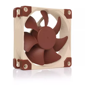 Korpuso ventiliatorius Noctua NF-A8 PWM — 80 mm, 12 V, 450–2200 RPM, 55,5 m³/h, 17,7 dB, MTBF 150000 h