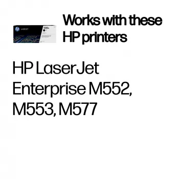 Kasetė su toneriu HP 508A juoda CF360A – 6000 puslapių