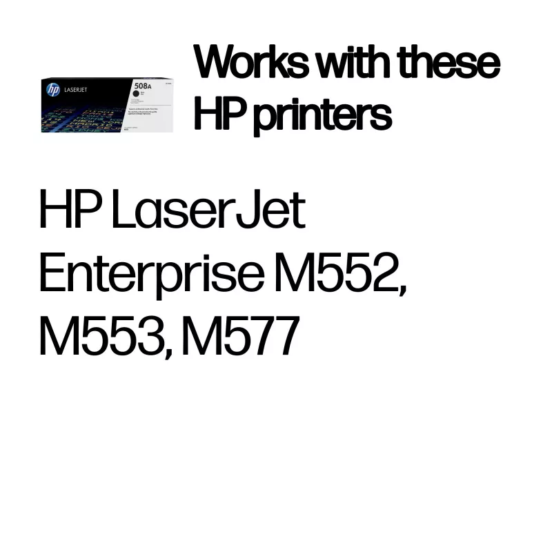 Kasetė su toneriu HP 508A juoda CF360A – 6000 puslapių