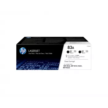 HP 83A 2 komplektas Originalūs juodi lazeriniai kasečių toneriai