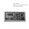 CLUB3D USB 3.2 Gen 1 4K UHD 30Hz Mini Dock stotelė itin plonas dizainas
