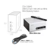 CLUB3D USB 3.2 Gen 1 4K UHD 30Hz Mini Dock stotelė itin plonas dizainas