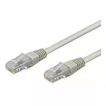 Tinklo kabelis Goobay CAT 6-100 UTP RJ-45 1m Pilka