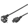 Laidas Goobay NK 114 S-180, CEE 7/7 – IEC 320-C5, 1,8 m, juodas