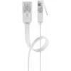 Goobay RJ45 CAT6 Flat U/UTP CU 15m Baltas