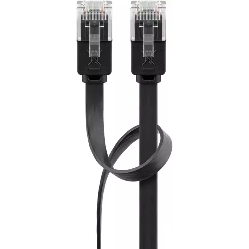 Tinklo kabelis Goobay 95387 RJ-45 Cat6 5 m Juodas