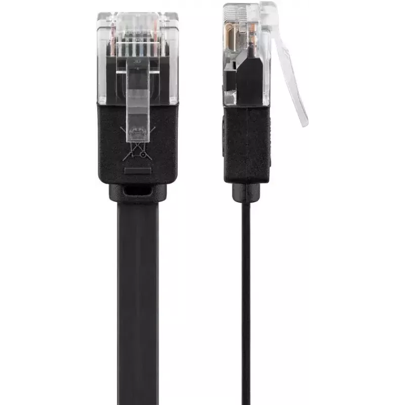 Tinklo kabelis Goobay 95387 RJ-45 Cat6 5 m Juodas