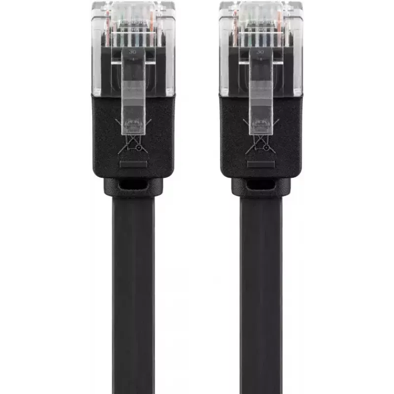 Tinklo kabelis Goobay 95387 RJ-45 Cat6 5 m Juodas
