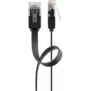 Tinklo kabelis Goobay 95387 RJ-45 Cat6 5 m Juodas
