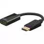 Laidas DisplayPort į HDMI, Goobay 67881, 0,1 m, juodas