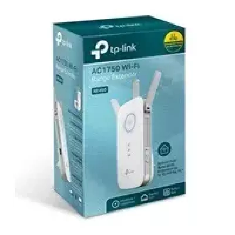 TP-LINK RE450 belaidis tinklo stiprintuvas AC1750, 2.4 GHz/5 GHz, 450+1300 Mbit/s, 1x Gigabit Ethernet, 3 išorinės antenos