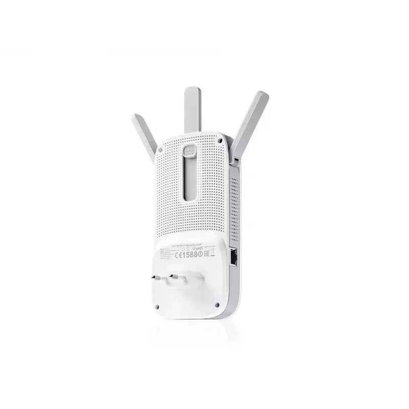 TP-LINK RE450 belaidis tinklo stiprintuvas AC1750, 2.4 GHz/5 GHz, 450+1300 Mbit/s, 1x Gigabit Ethernet, 3 išorinės antenos