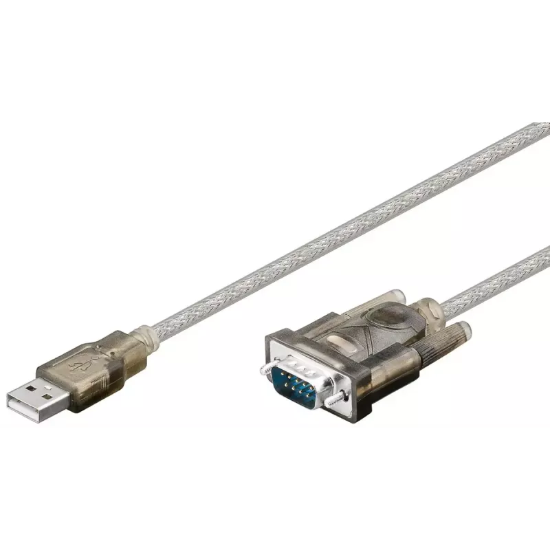 USB–RS-232 kabelis Goobay 95435 skaidrus 1,5 m USB A tipas