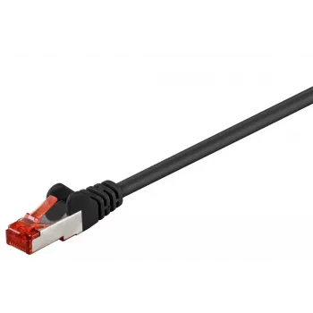 Tinklo kabelis Goobay 95508 RJ-45 Cat6 3 m Juodas