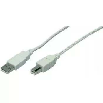 USB kabelis LogiLink 5m USB 2.0 USB A Mini-USB B pilkas