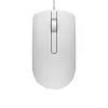 DELL MS116 laidinė pelė – balta, ambidekstrinė, optinė, USB-A, 1000 DPI